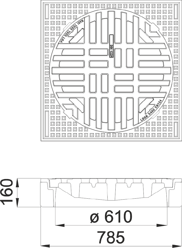 Poklop KDD0M