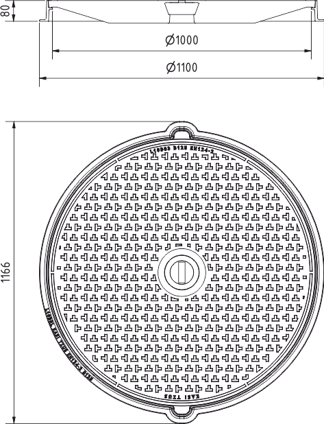 Poklop K10BL03