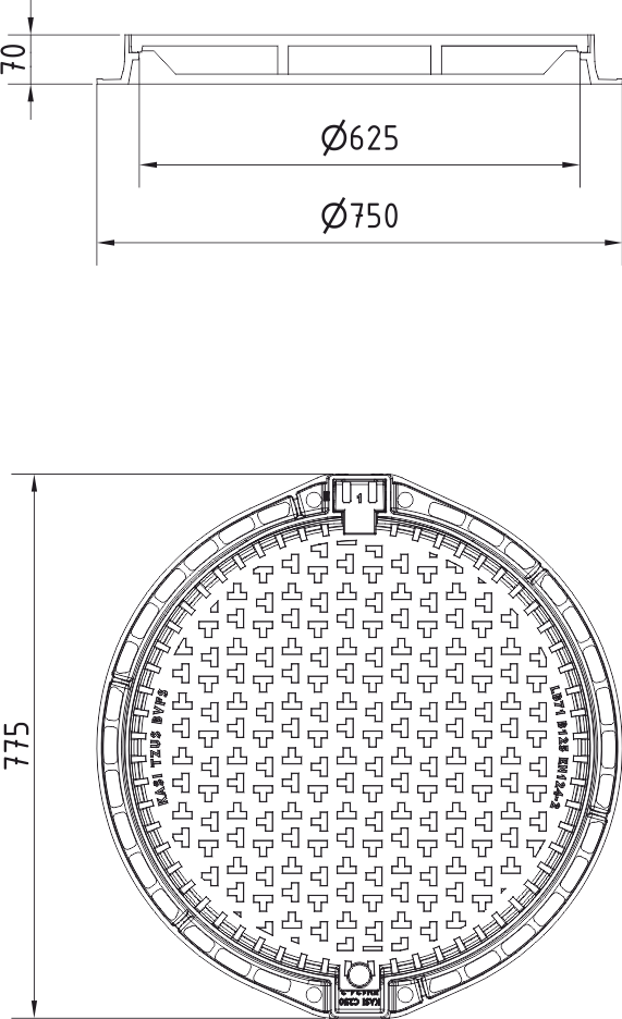 Poklop KBL71