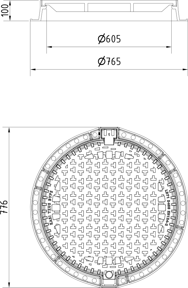 Poklop KDLL72