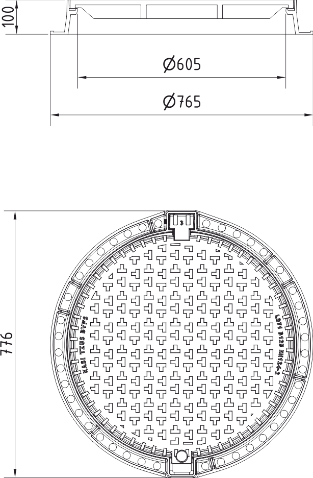 Poklop KBLL73