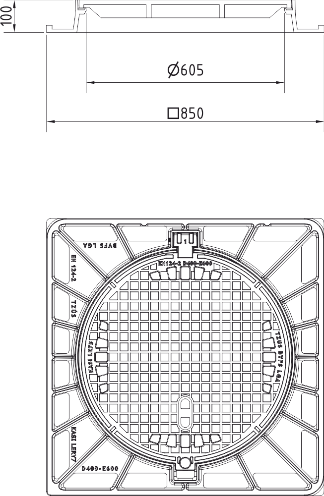 Poklop KEY7R