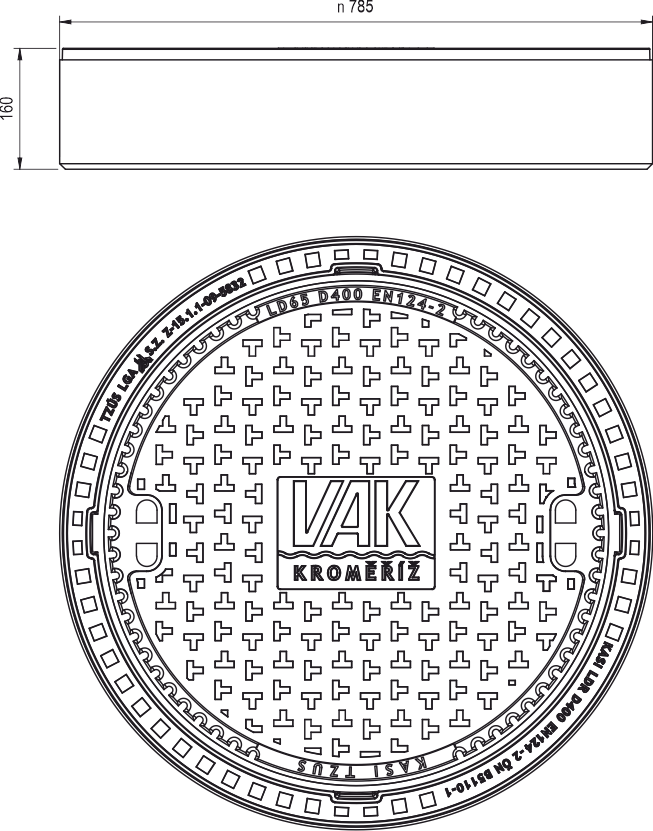 Poklop KDB65xxxKM